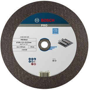 Tarcza korundowa 305/3,3mm PROMetal BOSCH (do cięcia stali)