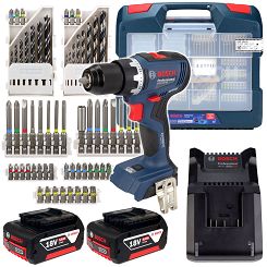 Wkrętarka 18V 63Nm GSR 18V-65 BOSCH 2x5,0Ah + walizka + osprzęt