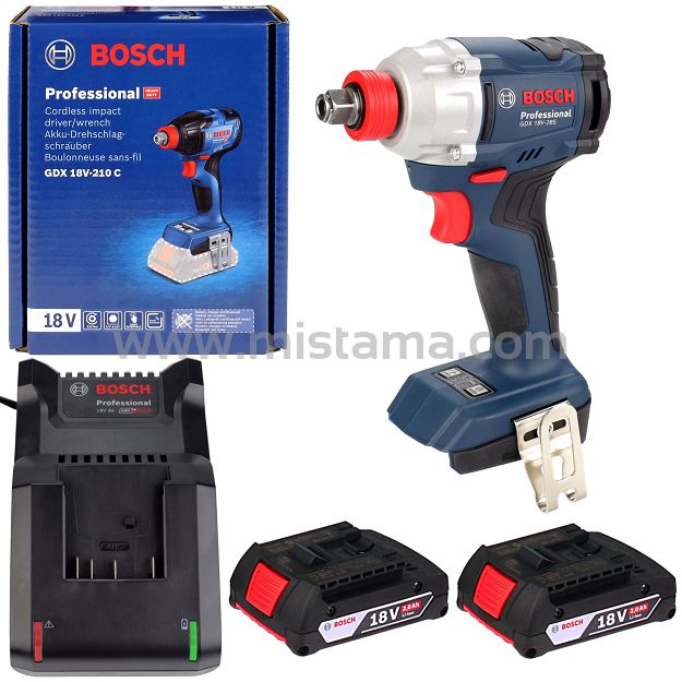 Klucz udarowy 285 Nm GDX 18V-285 BOSCH 2x2,0Ah
