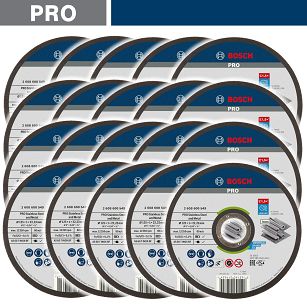 Zestaw 25 tarcz korundowych 125/1,0mm BOSCH (Expert for INOX)