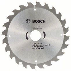 Tarcza pilarska 190/30mm Eco for Wood BOSCH (24 zęby)