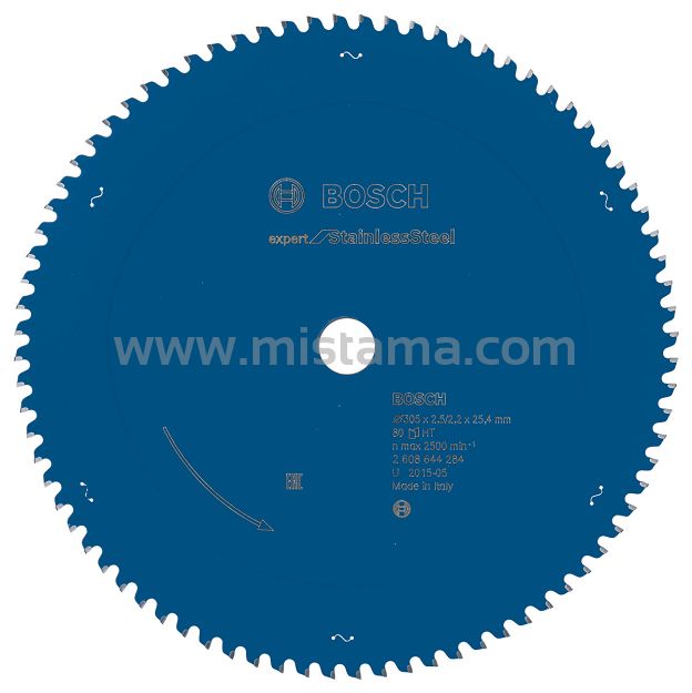Tarcza pilarska 305/25,4mm Expert for Stainless Steel BOSCH (80 zębów)