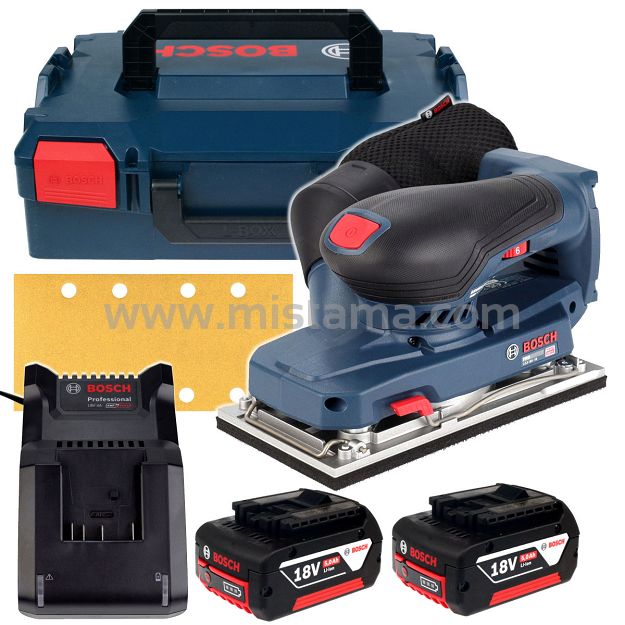 Szlifierka oscylacyjna GSS 18V-18 BOSCH 2x5,0Ah L-BOXX