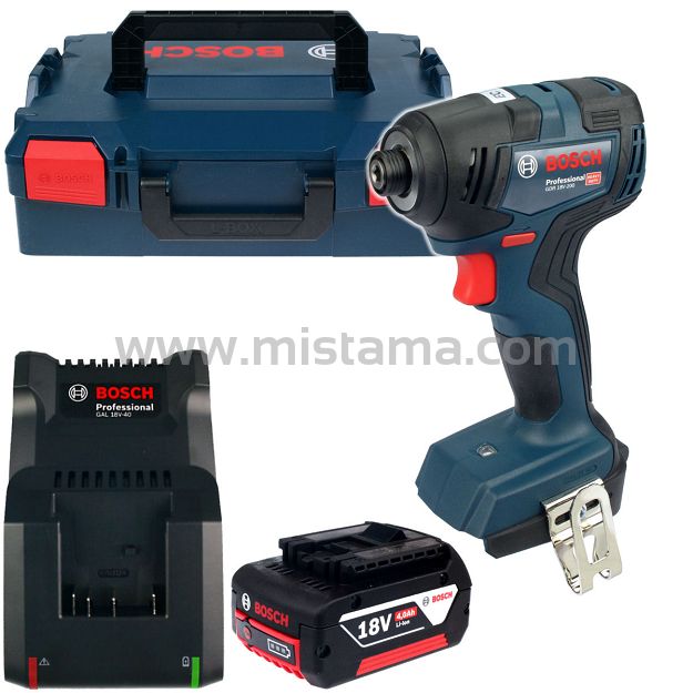 Klucz udarowy GDR 18V-200 BOSCH 1x4,0Ah L-BOXX