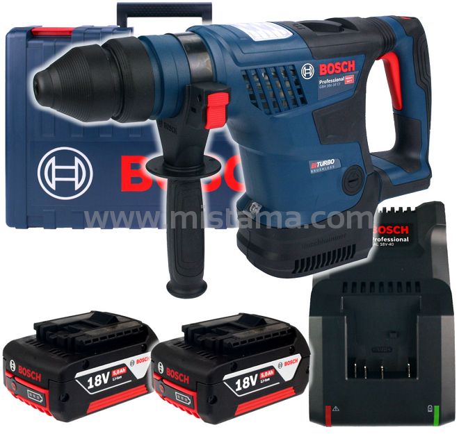 Akumulatorowy młot GBH 18V-34 CF BOSCH 2x5,0Ah