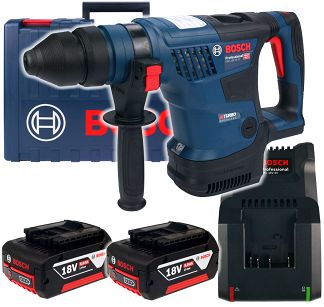 Akumulatorowy młot GBH 18V-34 CF BOSCH 2x5,0Ah