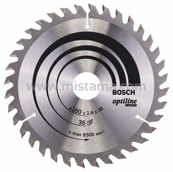 Tarcza pilarska 180/30mm Optiline Wood BOSCH (36 zębów)