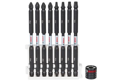 Zestaw 8 bitów PH, PZ, Torx z magnetyzerem Impact Control BOSCH